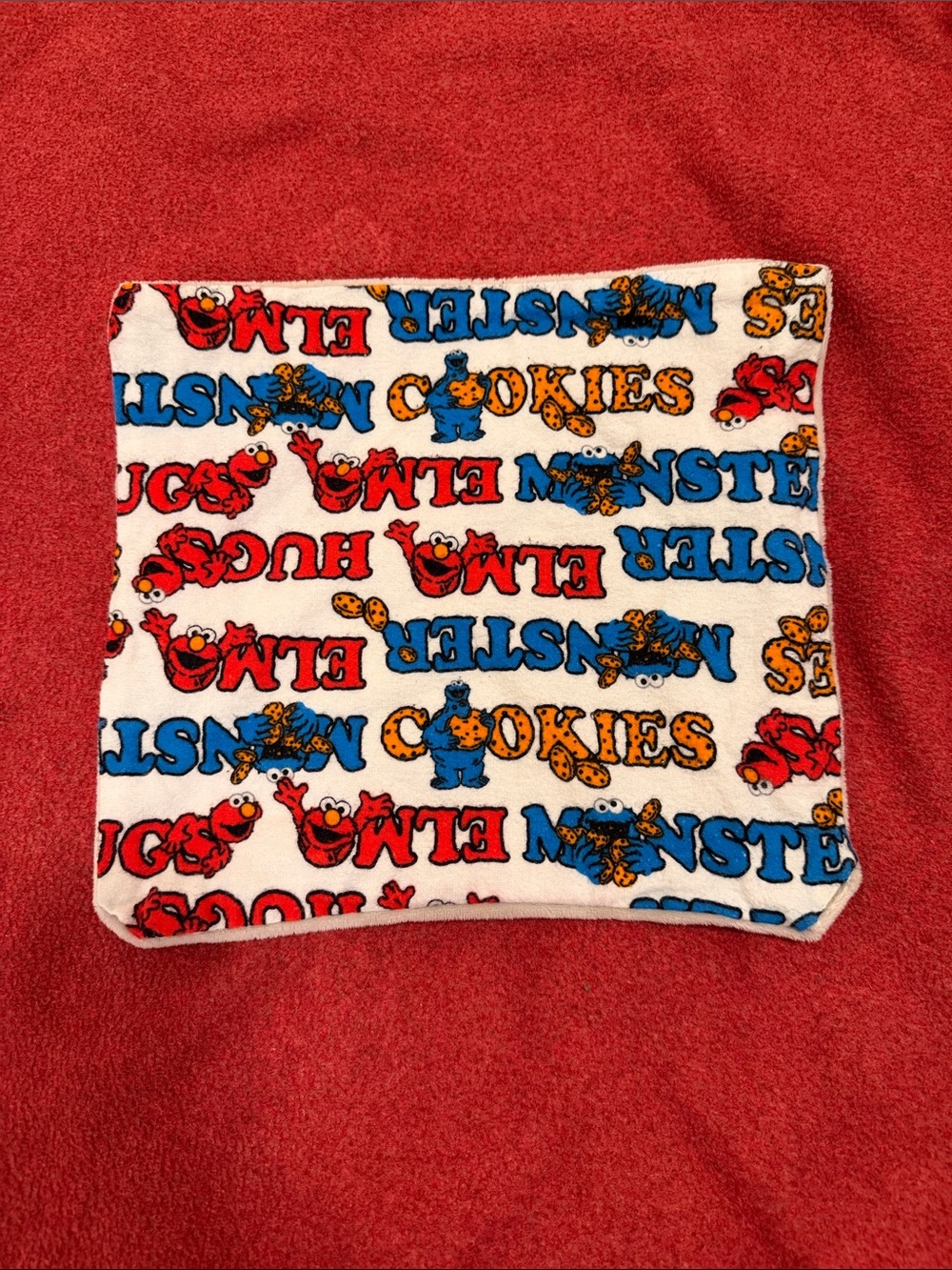 Handmade Sesame Street Lovey – Elmo & Cookie Monster